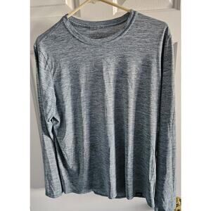 Men's Surf Snow Patagonia Long Sleeve T-shirt  Size Medium Green Gray